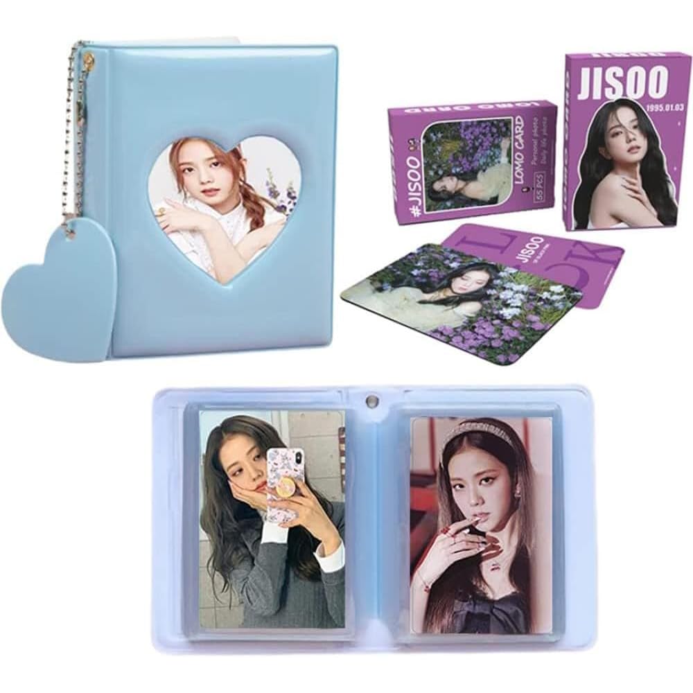 Goodern 55Pcs Blackpink Photo Card with Photocard Holder Book